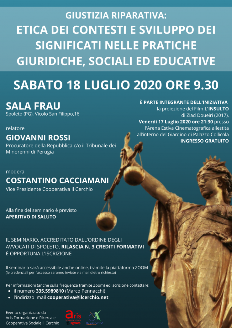 SEMINARIO GIUSTIZIA RIPARATIVA