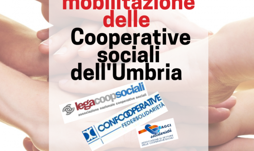 COOP SOCIALI UMBRIA: MOBILITAZIONE